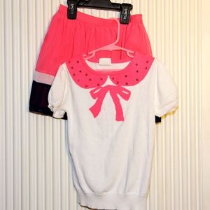 Crazy 8 2 pc. set, Pleated skirt & Top